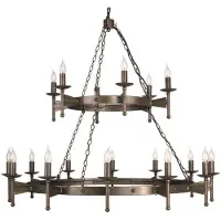 Elstead Lighting LED Kroonluchter | 18X E14 Max 60W | Dimbaar | Old Bronze