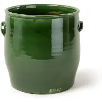 Serax Bloempot Sierpot Handles Groen D 25 cm H 25 cm