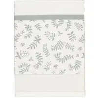 Briljant Baby - Organic Laken Botanic - Grijs / Ledikant/100x150cm