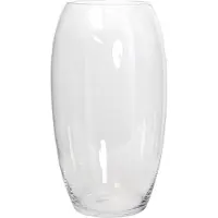 Mica Decorations Vaas Vince glas transparant - H 45 x Ø 25 cm