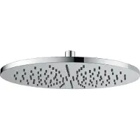 Regn Hoofddouche Rond 30cm - Chroom - Messing - Kranen, Douchekranen, Hoofddouches - 8720297691980 - Kranen, Douchekranen, Hoofddouches