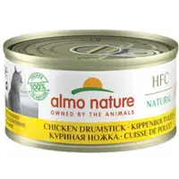 Almo Nature 24x HFC Natural Kattenvoer Nat Kippenboutvlees 70 gr