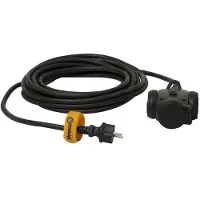 Qwatt Pro Verlengkabel 25M 3X1.5Q + 3Weg Blok