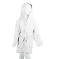 The One Towelling Kinder Badjas Wit - 116/128