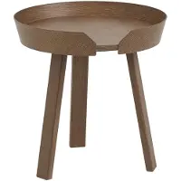 Muuto Around tafel small Stained dark brown