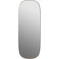 Muuto Framed spiegel groot Taupe-clear, 118x44,5