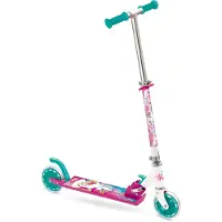 MONDO Be Unique Toys Meisjes Eenhoorn Aluminium Scooter Verstelbaar Stuur-2 Wielen-28515, Multicoloured, m, 28515