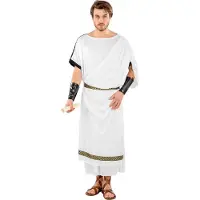TecTake dressforfun - Herenkostuum Romeinse toga - L/XL - Verkleedkleding carnaval - Halloween - Verkleden - Feestkleding - Carnavalskleding - Feest - Partykleding