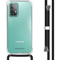IMoshion Transparante Backcover met koord voor de Samsung Galaxy A52(s) (5G/4G) - Zwart