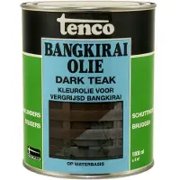 Tenco Bangkirai Olie Dark Teak-1 Ltr online kopen