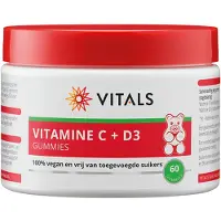 Vitals 2x Vitamine C + D3 Gummies 60 Gummies