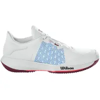 Wilson Tennisschoen Women Kaos Swift White Chambray Blue Fig-Schoenmaat 37 (UK 4)