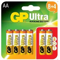 GP Ultra Alkaline AA/LR6 blister 8+4
