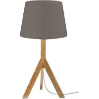 Tak Design Design Albert Tafellamp - Hout - Ø20 x 40 cm - Taupe
