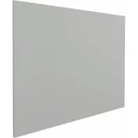 Ivol Whiteboard zonder rand - 100x200 cm - Grijs