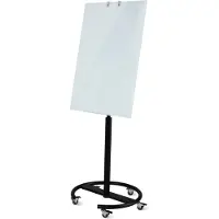 Twinco Mobiele flipover van glas - 60x90 cm - Magnetisch