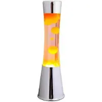 Fisura Lavalamp Chroom Oranje lava