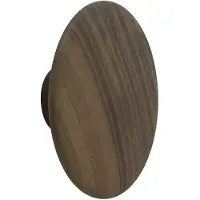 Muuto Dots Wood Coat Hooks Walnut | Ø 17 cm
