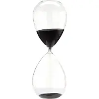 Pols Potten Ornament Sandglass Ball Black XL