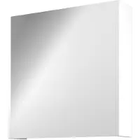 Proline Xcellent Spiegelkast Met Glazen Deur - Mat Wit - 60x60cm - Spiegels, Spiegelkasten - 8718835151300