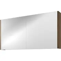 Proline Comfort Spiegelkast Met 2 Houten Deuren - Cabana Oak - 120x60cm - Spiegels, Spiegelkasten - 8718835151164