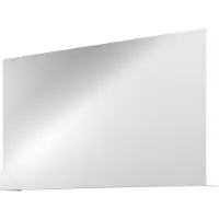 Proline Comfort Spiegelkast Met 2 Houten Deuren - Mat Wit - 100x60cm - Spiegels, Spiegelkasten - 8718835151126