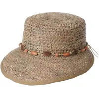 Hatland Karla Seagrass Hoed Dames Beige OSF