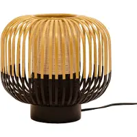 Forestier Design tafellamp Bamboo Light S, zwart, Woon-/ Eetkamer, Bamboe, Design, tafellamp