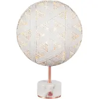 Forestier Design tafellamp Chanpen S, dimbaar, wit / opaal, Woon-/ Eetkamer, Design, tafellamp