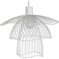 Forestier Hanglampe , Papillon XS, dimbare, Wit, Woonkamer, Metaal, Designer