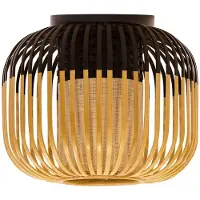 Forestier Plafondlamp , Bamboo Light XS, dimbare, Zwart, Woonkamer, Bamboe, Designer