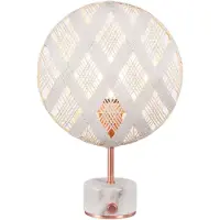 Forestier Design tafellamp Chanpen S, dimbaar, wit / opaal, Woon-/ Eetkamer, Design, tafellamp