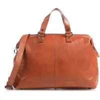 Spikes & Sparrow Bronco Weekendtas cognac