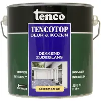 Tenco Tencotop Deur & Kozijn Dekkend Zijdeglans Gebroken Wit - 2,5 L