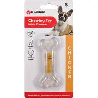 Flamingo Hondenspeelgoed TPR Been met Kipsmaak - Multi - 12 cm