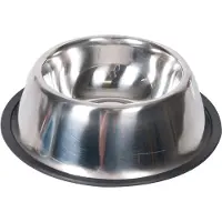 Flamingo Hondenvoerbak Inox Antislip - 470 ml
