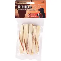 Flamingo Hondensnack R'Hide Twisted Chewing Rolls with Chicken 12 cm 5 stuks