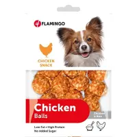 Flamingo Hondensnack Chick'n en Rice Balls 75 gr