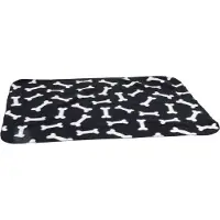 Flamingo Hondendeken Fleece Botmotief Zwart