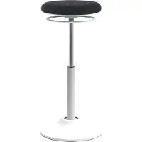 Euroseats Zit-sta-kruk Stof Wit, zwart Mango