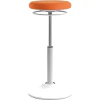 Euroseats Zit-sta-kruk Stof Oranje, wit Mango