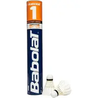 Babolat Badminton Shuttle 1 Feather White 76 (Koker van 12)