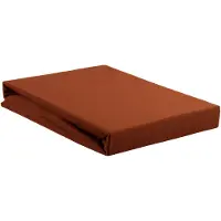Beddinghouse Hoeslaken Steenrood (Jersey)-180 x 200/220 cm