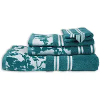 Beddinghouse Handdoek Fleurir Blauw Katoen (50 x 50 cm)