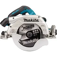 Makita DHS900PT2 | 2x18 V | Cirkelzaag | 235 mm | 5,0 Ah accu (2 st) | duo snellader | in koffer