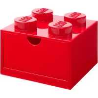 Room copenhagen Bureaulade met 4 noppen - rood