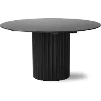 HK Living Pillar Eettafel - Ø 140 cm - Zwart