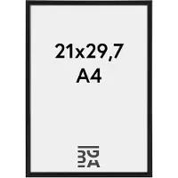 Walther design Galeria - Kunststof lijst - Fotoformaat 21x29,7 cm (DIN A4) - Zwart