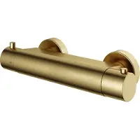 Hotbath Cobber Thermostatische Douchekraan Geborsteld Messing PVD B008