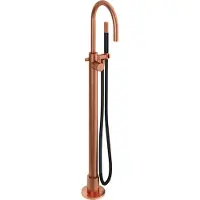 Hotbath Badmengkraan cobber draaibare uitloop 105.5 cm geborsteld koper living colours